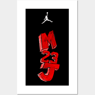 MJ 23 - THE GOAT Posters and Art